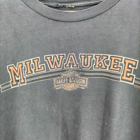 MILWAUKEE バックプリント 長袖Tシャツ メンズ