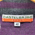 カステルバジャック CASTELBAJAC 刺繍 ハーフジップ ニット レディース 42