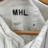 エムエイチエル MHL. ヘンリーネック ストライプシャツ メンズ import:M