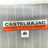 カステルバジャック CASTELBAJAC ロゴ ワッペン 中綿ジャケット レディース 40