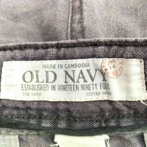 オールドネイビー OLD NAVY 00s ドローストリングリネンワイドパンツ メンズ W34