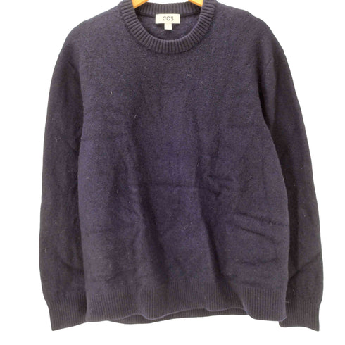 コス COS BOILED-WOOL CREW-NECK ボイルドウールクルーネックセーター メンズ import:L