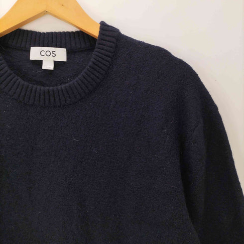 コス COS BOILED-WOOL CREW-NECK ボイルドウールクルーネックセーター メンズ import:L
