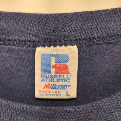 ラッセルアスレチック RUSSELL ATHLETIC 90s USA製 プリントクルーネックTシャツ メンズ JPN:L
