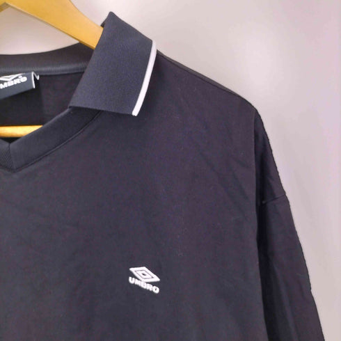 アンブロ UMBRO 24SS 別注 ロゴ刺繍 長袖 ゲームシャツ メンズ import:L