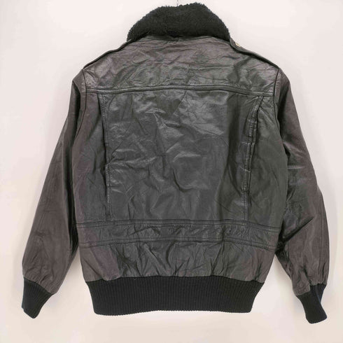 90S Leather Wear 韓国製 本革 G-1 レザー フライト ジャケット Y2K レディース import:M