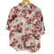 DIFFUSION レーヨン100 開襟 アロハシャツ メンズ JPN:M
