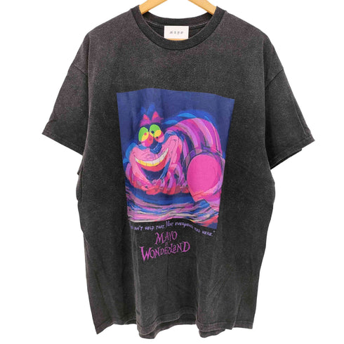 MAYO FORGET ME NOT キャラクター メッセージ プリント Tシャツ メンズ JPN:L