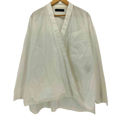 ノットコンベンショナル NOT CONVENTIONAL 21SS 変形 スキッパー カシュクールシャツ メンズ FREE