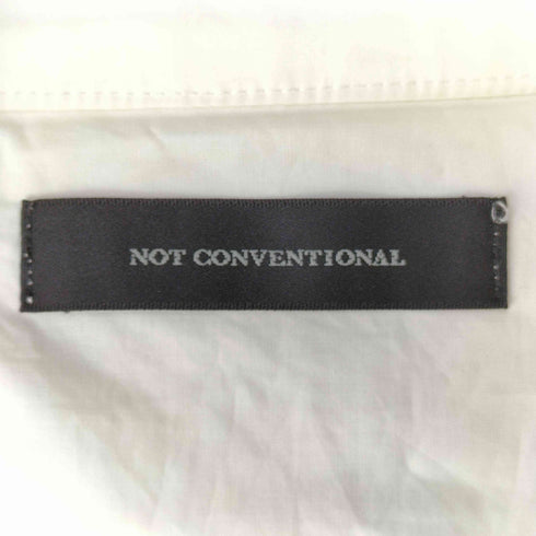 ノットコンベンショナル NOT CONVENTIONAL 21SS 変形 スキッパー カシュクールシャツ メンズ FREE