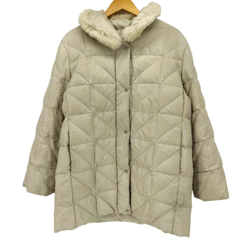 サンヨーコート SANYO COAT ラビットファー スタンドカラー ダウンコート レディース 13