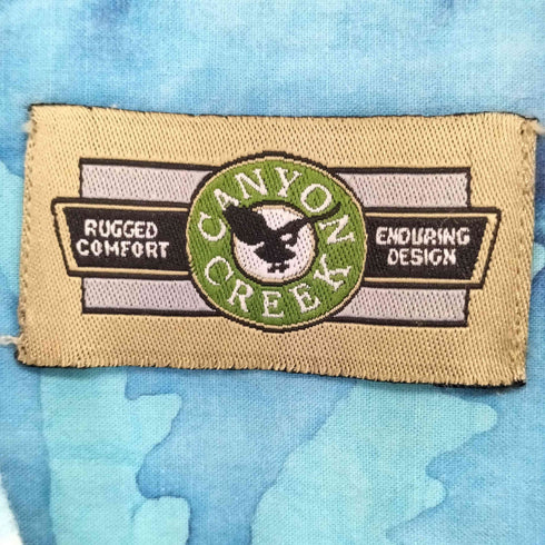 CANYON CREEK ボタニカル柄 アロハシャツ メンズ
