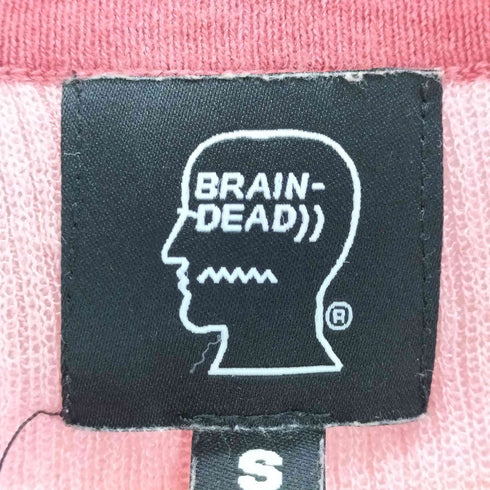 ブレインデッド BRAIN DEAD ロゴプリント 半袖ニット レディース S