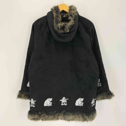 NORTHERN LIFESTYLES リアルファー スエード調 フーデットコート レディース JPN:M