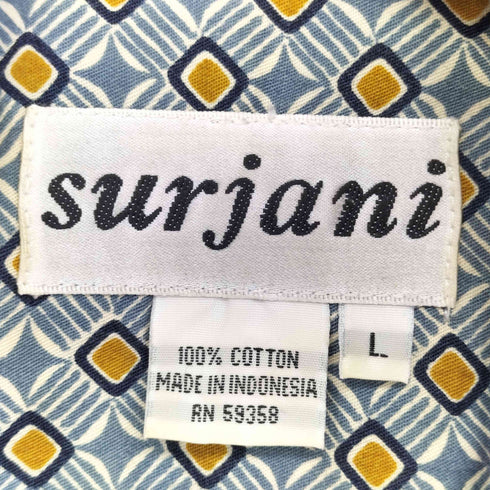 surjani 総柄シャツ メンズ import:L