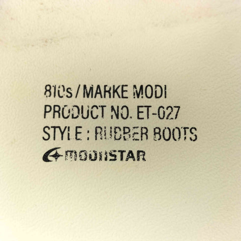 ムーンスター MOONSTAR RUBBER BOOTS 810s MARKE MODI レインブーツ メンズ JPN:28