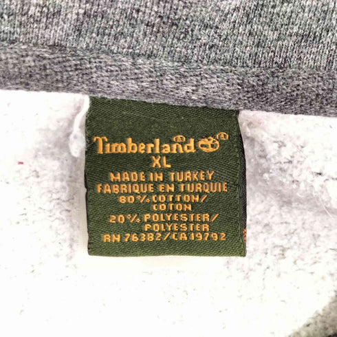 ティンバーランド Timberland 90S ロゴ刺繍 クルーネック スウェット メンズ import:XL