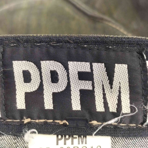 ピーピーエフエム PPFM ダメージ加工 バナナ ドーナツ デニムパンツ Y2K メンズ L