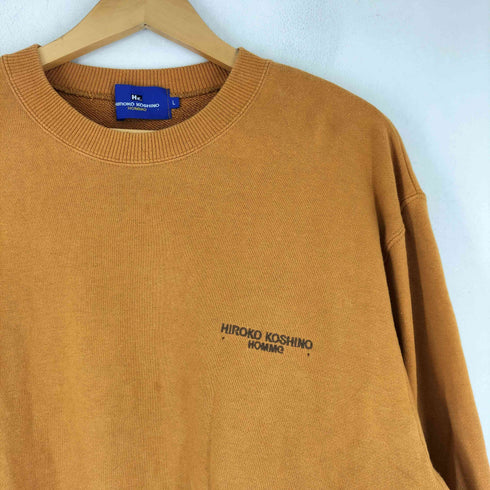 ヒロココシノオム HIROKO KOSHINO HOMME 両面刺繍 クルーネックスウェット メンズ JPN:L