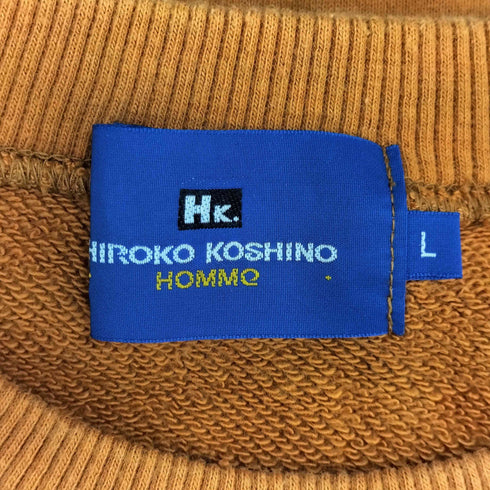 ヒロココシノオム HIROKO KOSHINO HOMME 両面刺繍 クルーネックスウェット メンズ JPN:L
