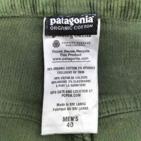 パタゴニア patagonia コーデュロイパンツ メンズ FR:38-40
