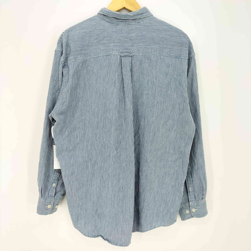セントジョンズベイ STJOHNS BAY 90s フロントポケット ボタンダウン ストライプシャツ メンズ import:M