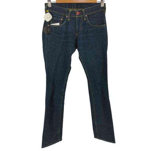 キューン CUNE 2連うさぎ フラワーバック デニム パンツ メンズ S