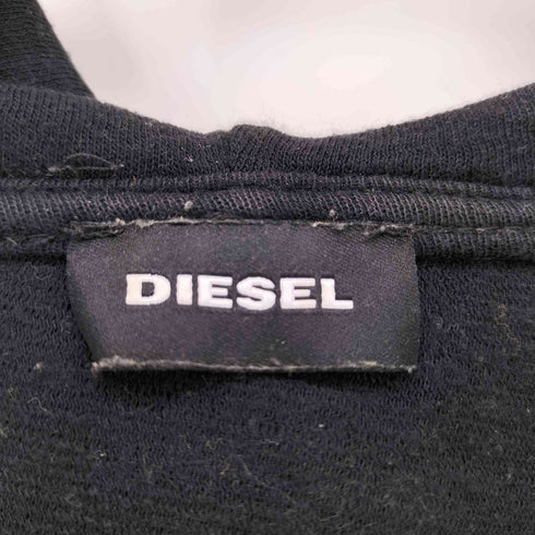 ディーゼル DIESEL 切りっぱなし プルオーバーパーカー メンズ M