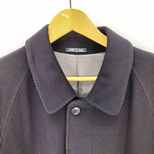 MONTEROSSO イタリア製 CASHMERE カシミヤ100% 比翼ステンカラーコート メンズ JPN:M