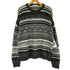 BASIX 90S コットンリネン ロールネックデザインニット メンズ import:XL