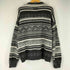 BASIX 90S コットンリネン ロールネックデザインニット メンズ import:XL