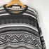 BASIX 90S コットンリネン ロールネックデザインニット メンズ import:XL