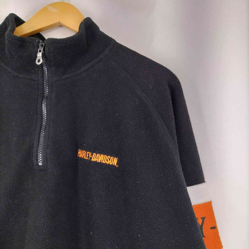 ハーレーダビッドソン HARLEY-DAVIDSON ハーフジップフリースジャケット メンズ import:XL