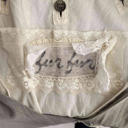 ファーファー furfur フリル コットン レイヤード ベスト Sweet レディース