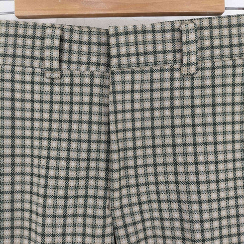 モンゴメリーワード MONTGOMERY WARD 70S YKKジップ チェック スラックス メンズ L