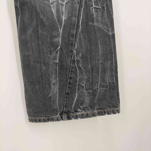 ANTFUI JEANS 立体裁断 ダメージ加工 フレア パンツ Y2K メンズ JPN:M