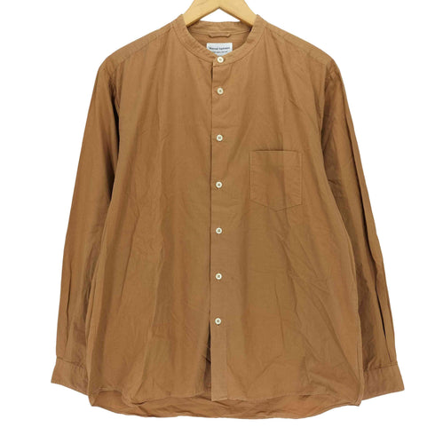 マニュアルアルファベット MANUAL ALPHABET LOOSE FIT BAND COLLAR SHIRT ルーズフィット バンドカラーシャツ メンズ JPN:3