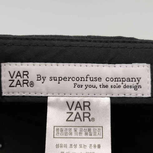 バザール VARZAR Stud logo over fit ball cap/スタッズ ロゴ オーバーフィット ベースボール キャップ レディース