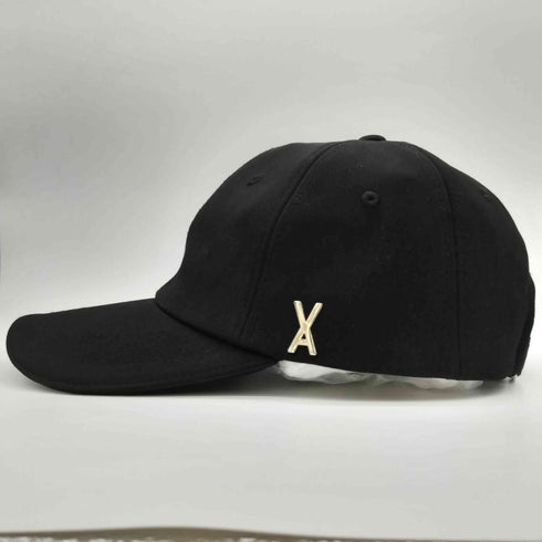 バザール VARZAR Silver stud over fit ball cap レディース