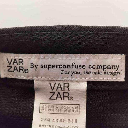 バザール VARZAR Silver stud over fit ball cap レディース