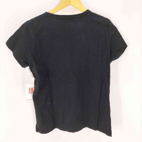 アニエスベー agnes b. ロゴプリント コットン 半袖 Tシャツ レディース JPN:2