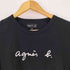 アニエスベー agnes b. ロゴプリント コットン 半袖 Tシャツ レディース JPN:2