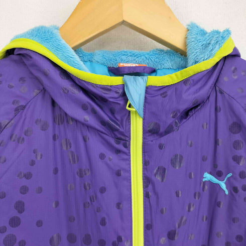 プーマ PUMA ボア切替 ドット柄 ジャケット レディース JPN:M