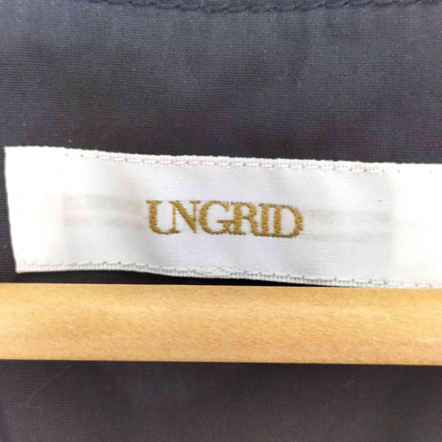 アングリッド Ungrid ゴートスキン フリンジ レザーベスト レディース FREE