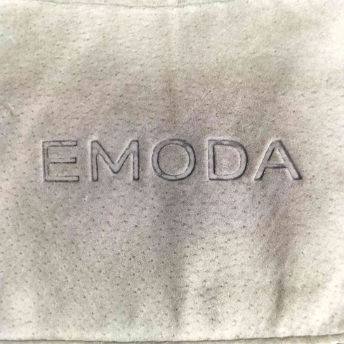 エモダ EMODA ピッグスキン スエード レザー 切替ジャケット レディース JPN:S