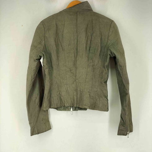 アーバンリサーチ URBAN RESEARCH ナナメジップ ピッグレザー ジャケット レディース JPN:M