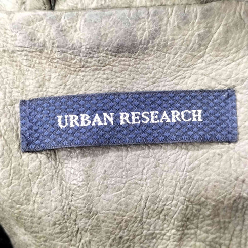 アーバンリサーチ URBAN RESEARCH ナナメジップ ピッグレザー ジャケット レディース JPN:M