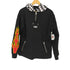 バンズ VANS ファイヤーパターン ハーフジップ プルオーバーパーカー メンズ JPN:M