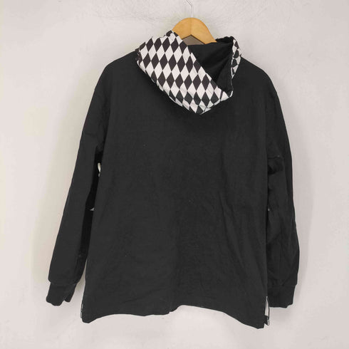 バンズ VANS ファイヤーパターン ハーフジップ プルオーバーパーカー メンズ JPN:M