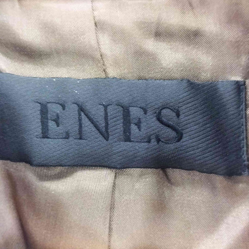 ENES ボタンレス シープスキン レザージャケット レディース 34